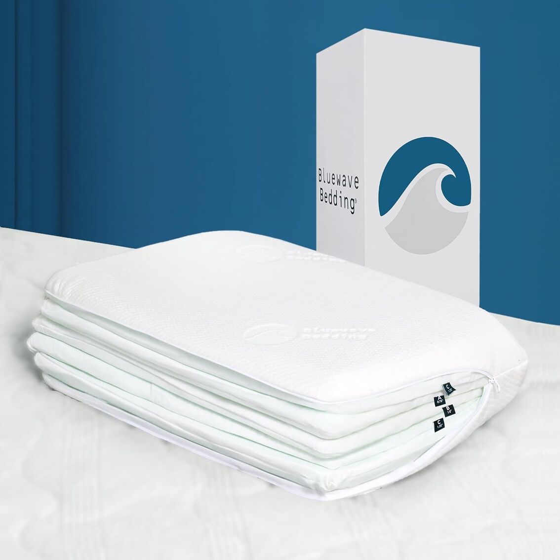 Versalayer adjustable multi-layer pillow